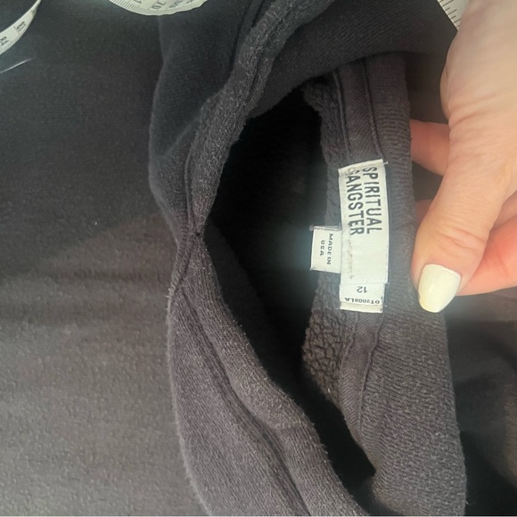 SPIRITUAL GANGSTER HOODIE size 12 unisex - Picture 4 of 6